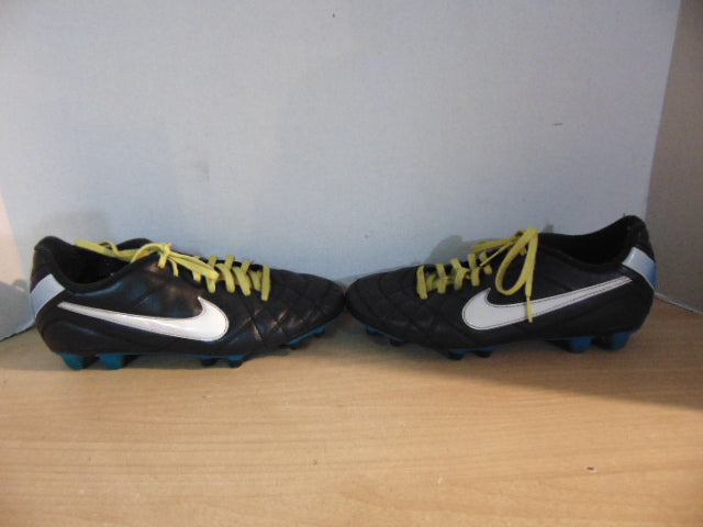Soccer Shoes Cleats Men's Size 8 Adidas Blue Black