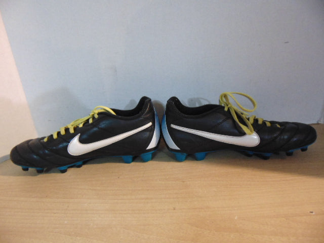 Soccer Shoes Cleats Men's Size 8 Adidas Blue Black