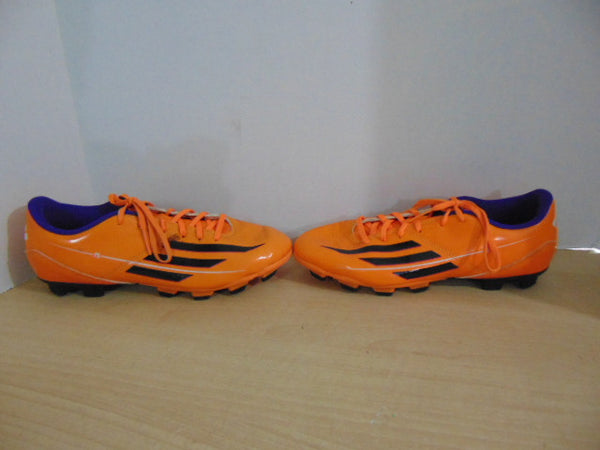 Soccer Shoes Cleats Men's Size 7 Adidas Orange Purple Black