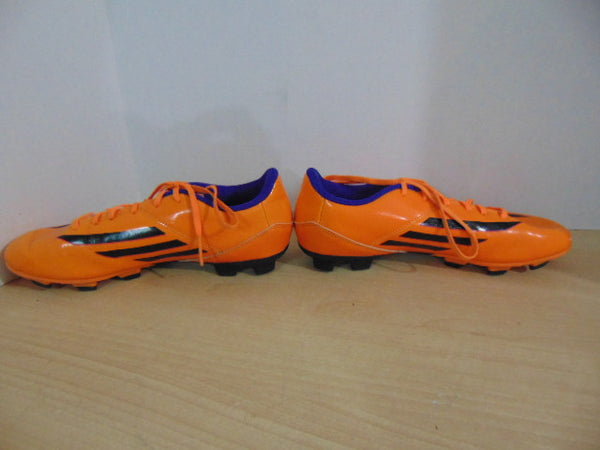 Soccer Shoes Cleats Men's Size 7 Adidas Orange Purple Black
