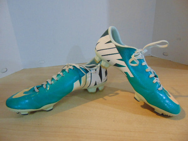 Soccer Shoes Cleats Men's Size 7 Nike Mercurial Teal  Minor Wear
