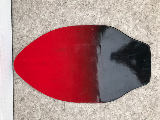 Surf SkimBoard Black Red Grey Wood Fantastic Quality  35 x 20 inch
