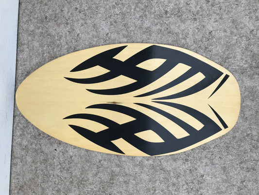 Surf SkimBoard  Black Wood Fantastic Quality  42 x 20 inch