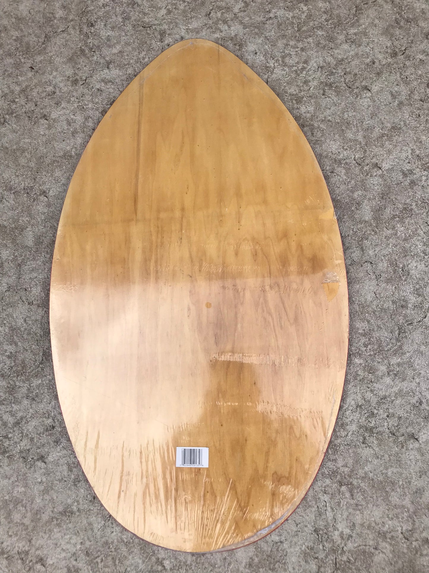 Surf SkimBoard Wood  Red Black Yellow  New Sealed  35 x 20 inch