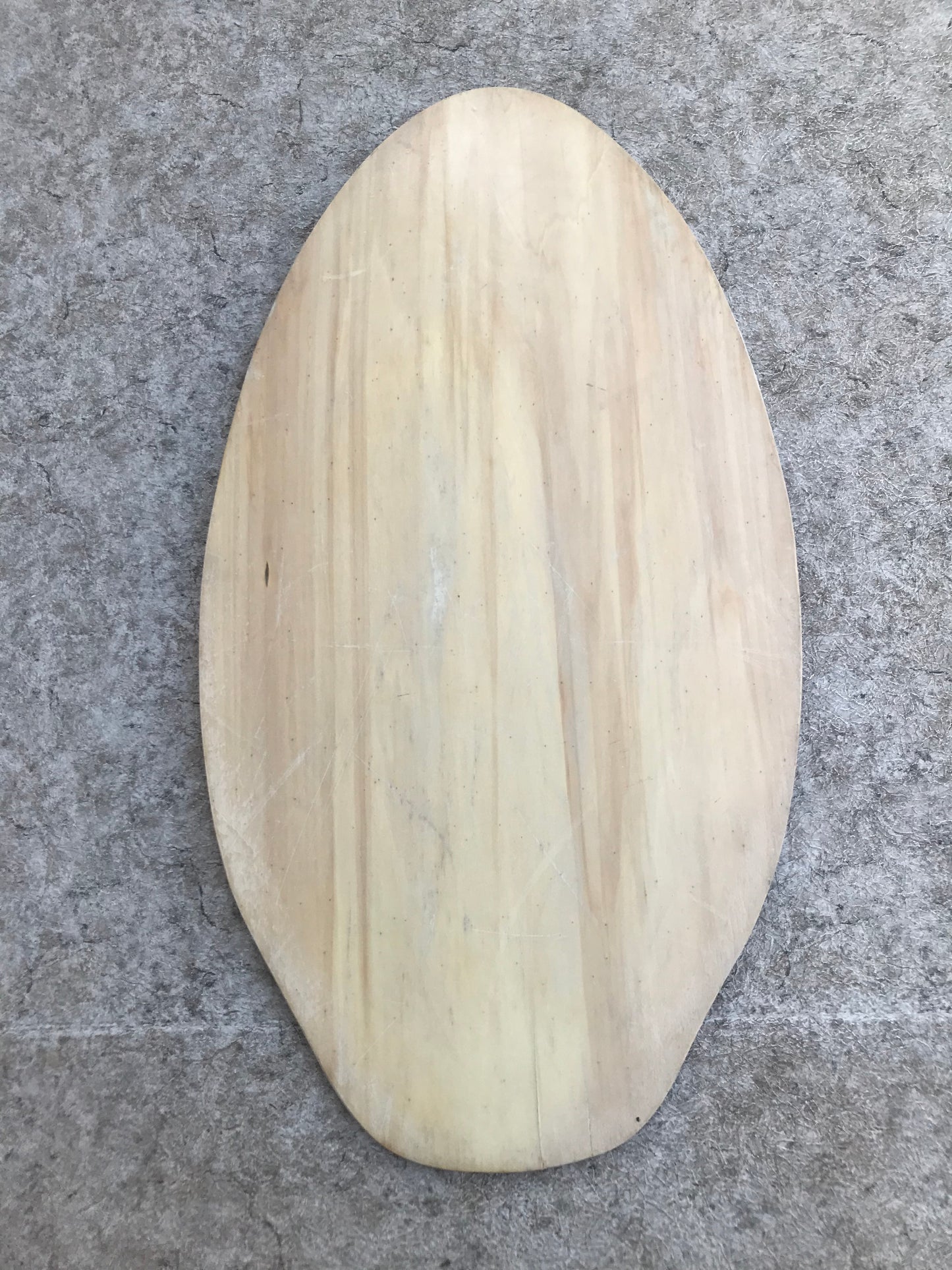 Surf SkimBoard Blue Black Flames Wood   37 x 19 inch