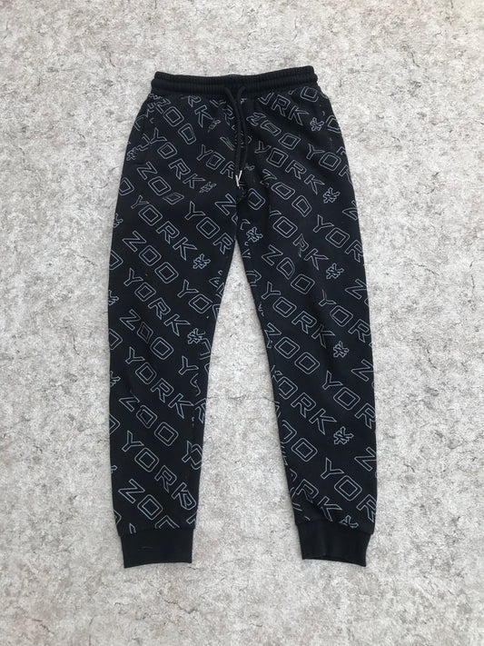 Sweat Pants Child Size Large 14 Youth Zoo Yorker Black CB9437