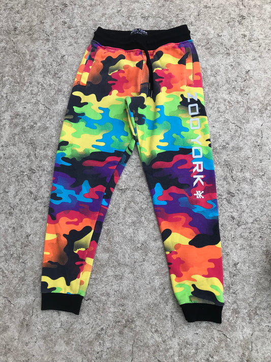 Sweat Pants Child Size Large 14 Youth Zoo Yorker Multi Color CB9437