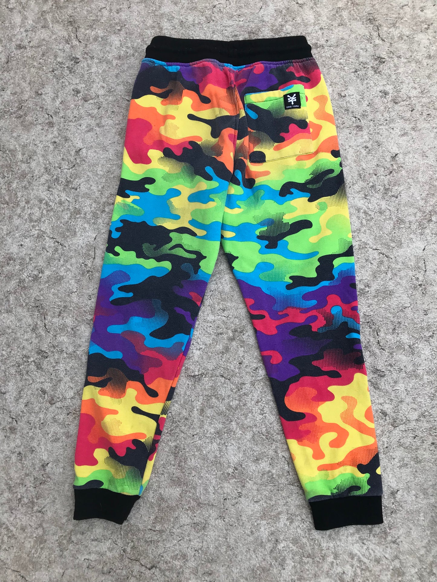 Sweat Pants Child Size Large 14 Youth Zoo Yorker Multi Color CB9437