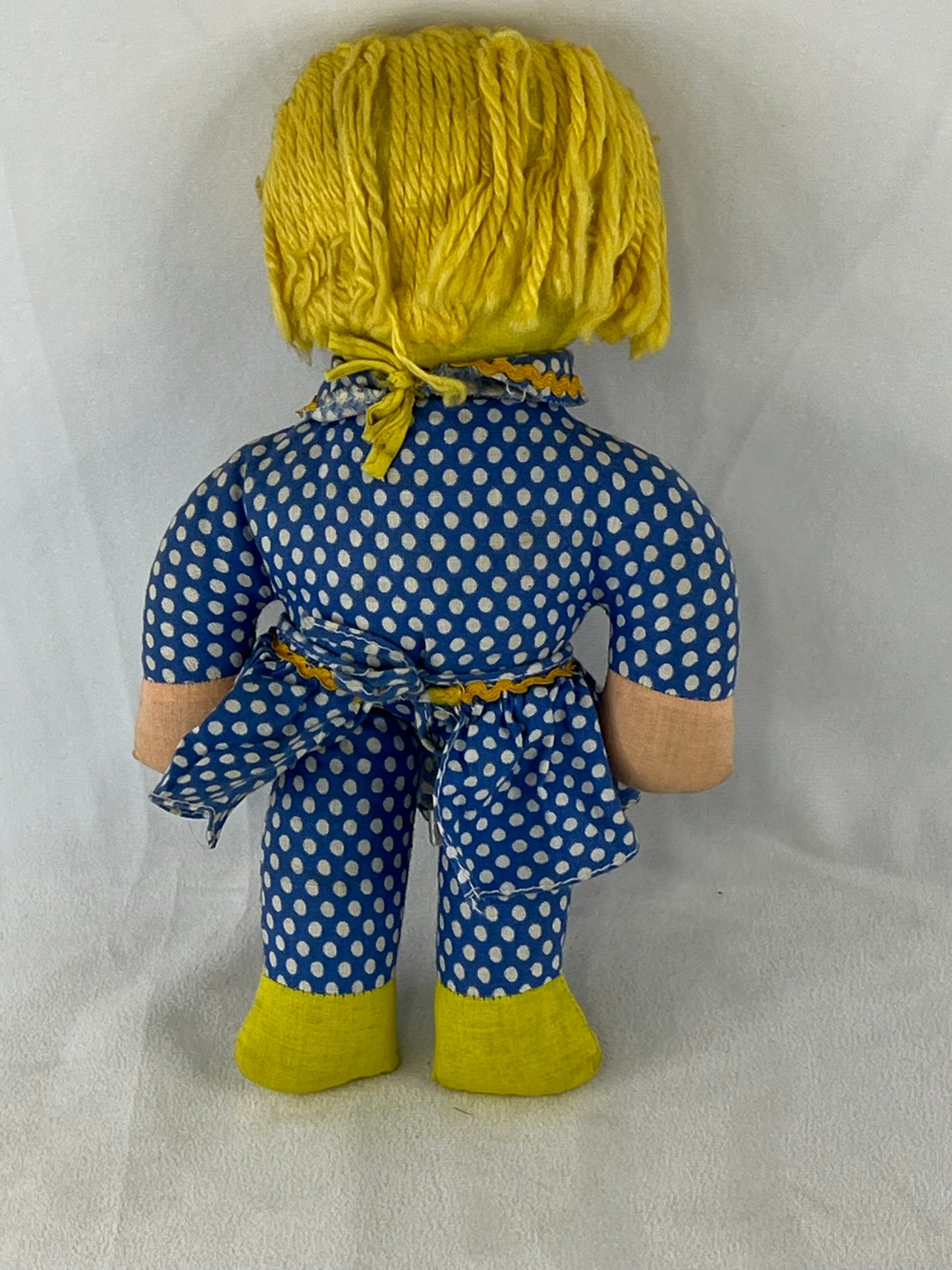 Vintage 1970's Mrs. Beasley Soft Cloth Rag Doll Made In Hong Kong 10 inch DE 3093
