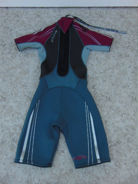 Wetsuit Ladies Size 5-6 Body Glove 2-3 mm Neoprene Raspberry Grey New Demo Model