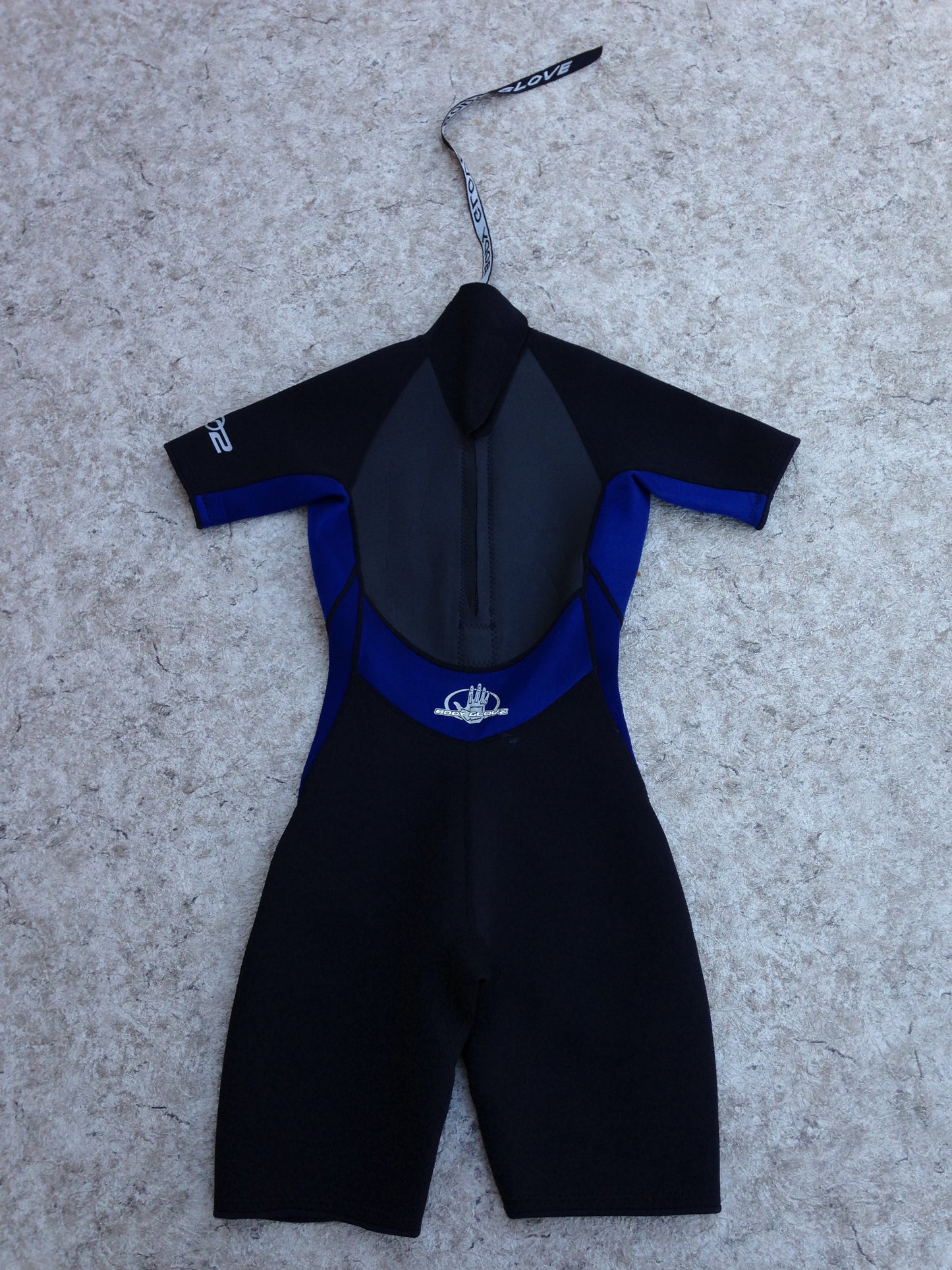 Wetsuit Ladies Size 7-8 Body Glove 2-3 mm Neoprene Black Blue New Demo Model
