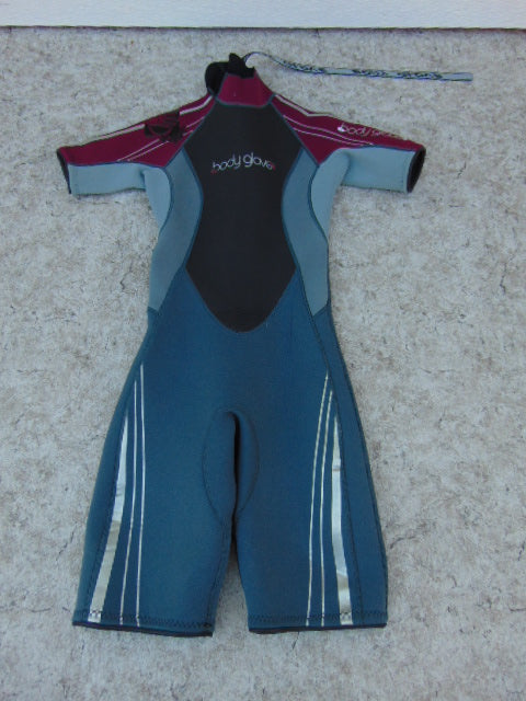 Wetsuit Ladies Size 5-6 Body Glove 2-3 mm Neoprene Raspberry Grey New Demo Model
