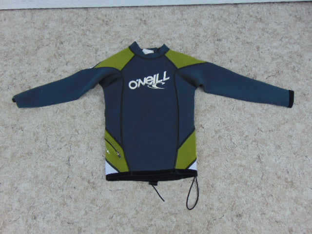 Wetsuit Child Size 10 Full Shirt O'Neill Grey Blue With Draw String Waist 2-3 mm As New