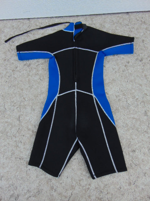 Wetsuit Child Size 10-12 Hang Ten Black Blue 2-3 mm Neoprene Excellent