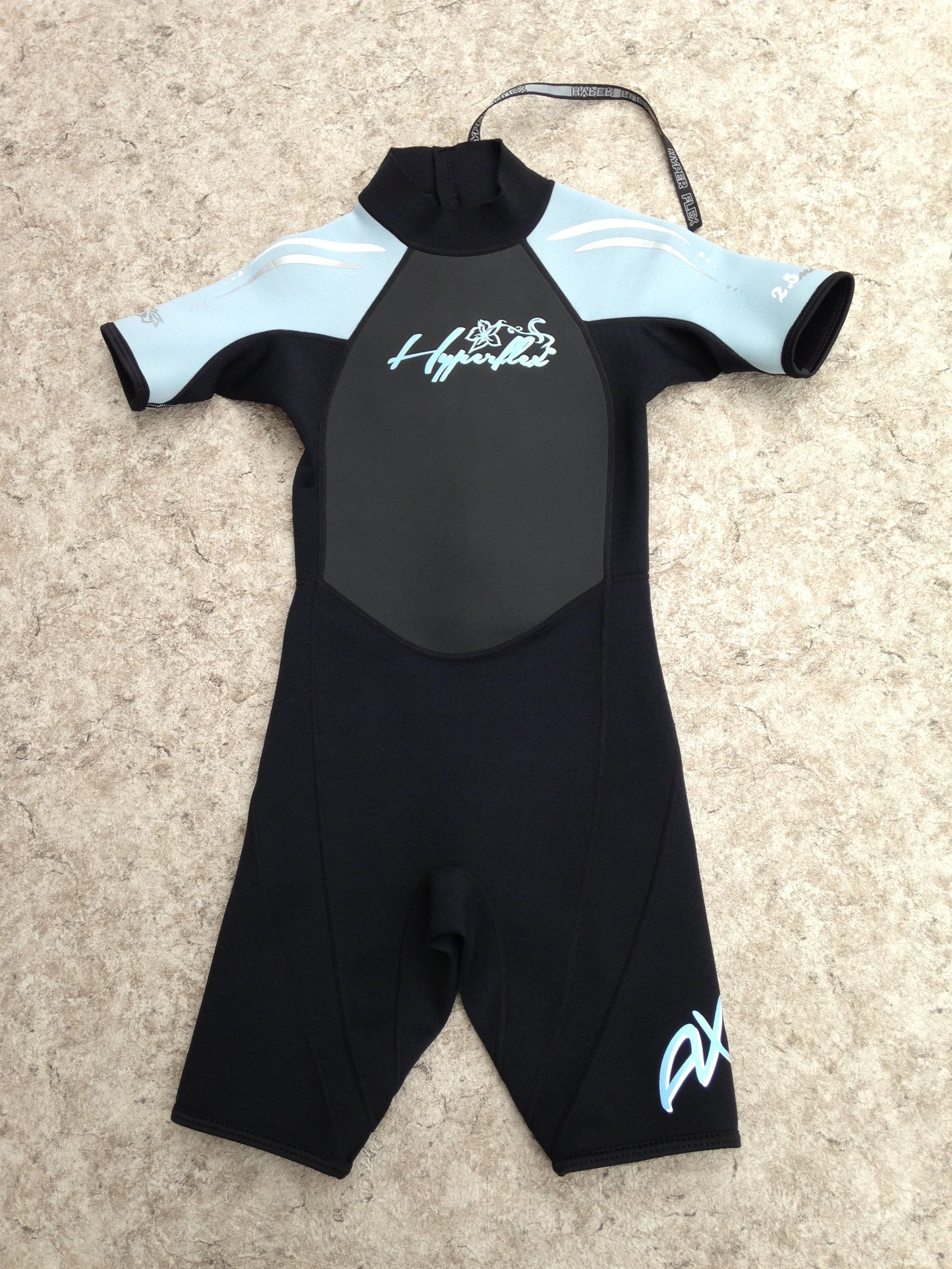 Wetsuit Child Size 12 Hyperflex Blue Black 2-3 mm New Demo Model