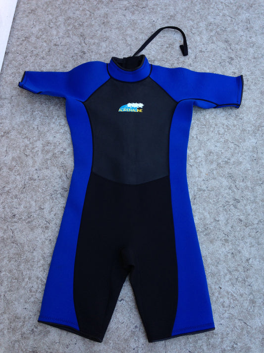 Wetsuit Men's Size Medium Adrenaline 3-2 mm Neoprene  Blue Black Excellent