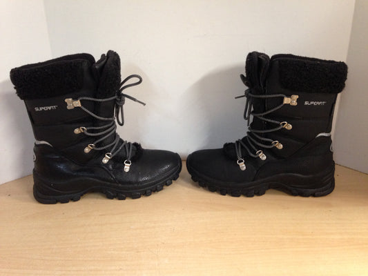 Winter Boots Ladies Size 9 Superfit Black Excellent