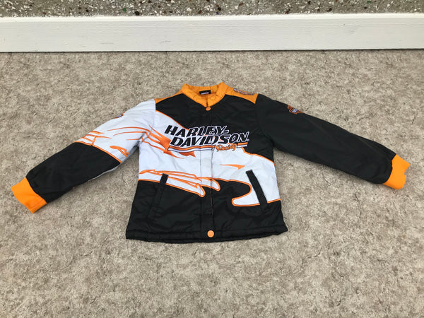 Winter Coat Child Size 8-10 Racing Harley Davidson Excellent