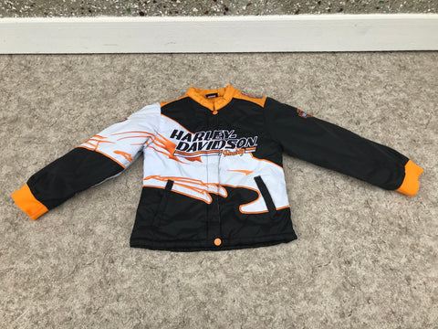 Winter Coat Child Size 8-10 Racing Harley Davidson Excellent