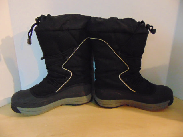 Winter Boots Ladies Size 9 Baffin Polar Proven With Heat Liner Black Pink Fantastic Quality