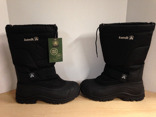 Winter Boots Men's Size 11 Kamik -40 degree Black With Liner NEW WITH TAG
