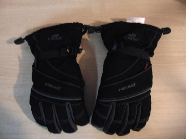 Winter Gloves and Mitts Child Size 12-14 Head Black Grey Snowboarding Quality