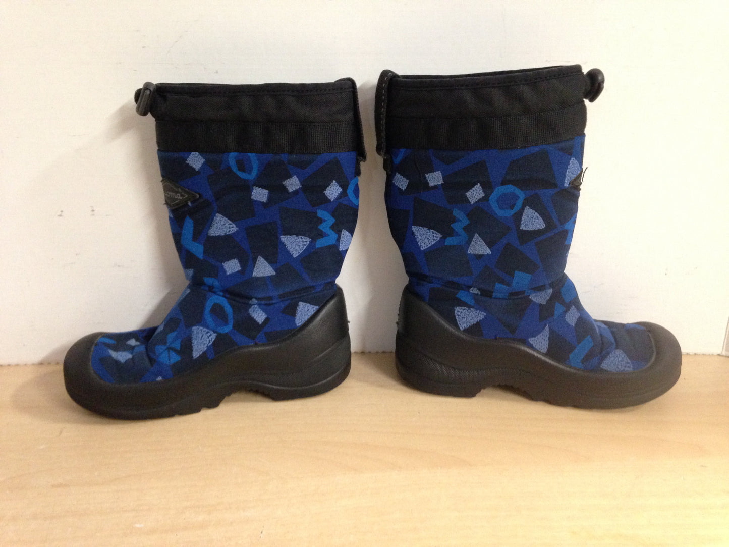 Winter Boots Child Size 11 Kuoma Snowlock Made In Finland -30 degree Rating Blue Excellent