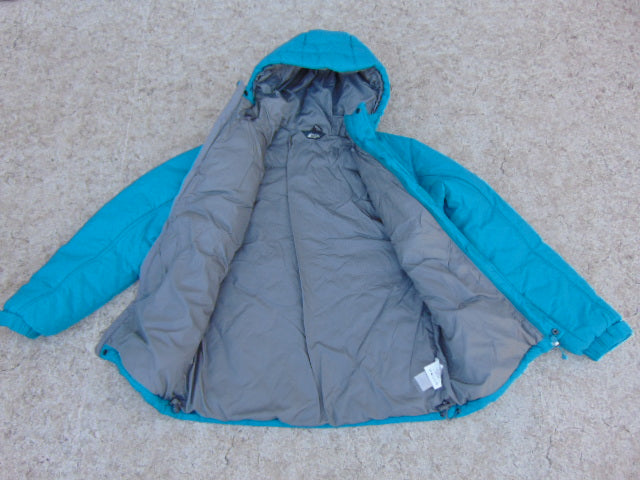 Winter Coat Child Size 14 MEC Parka  Teal Grey Excellent