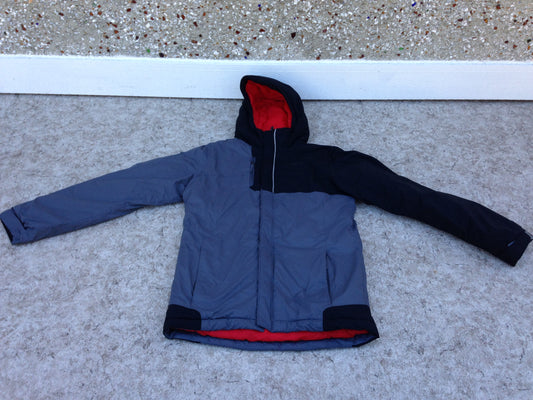 Winter Coat Child Size 14-16 Youth Columbia Grey Black Red New Demo Model