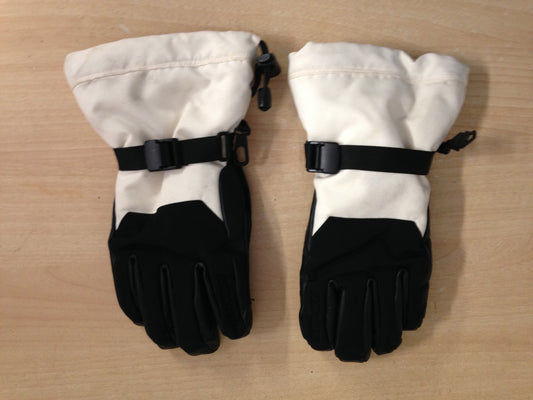 Winter Gloves and Mitts Ladies Size Large Kombi Vanilla and Black Snowboarding