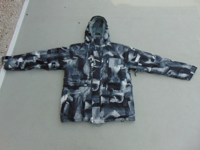 Winter Coat Men's Size X Large 686 Snowboarding With Snow Belt Fantastic Quality Black Grey Excellent