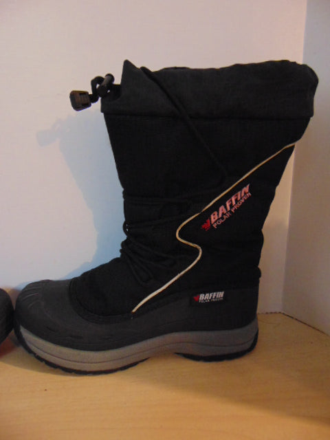 Winter Boots Ladies Size 9 Baffin Polar Proven With Heat Liner Black Pink Fantastic Quality