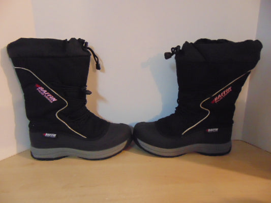Winter Boots Ladies Size 9 Baffin Polar Proven With Heat Liner Black Pink Fantastic Quality