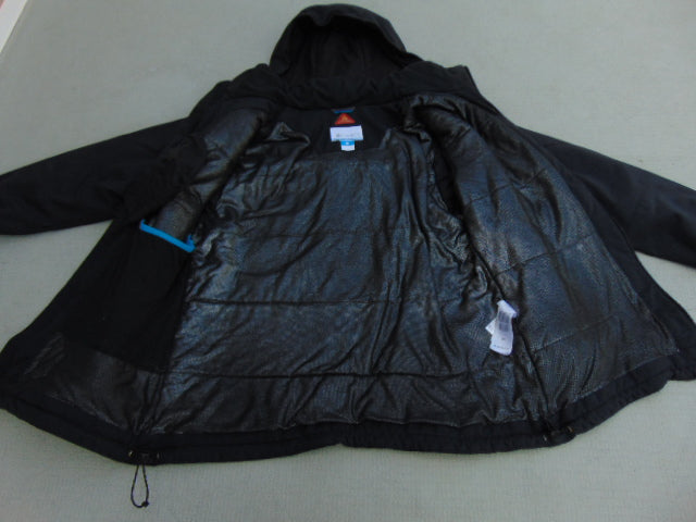 Winter Coat Ladies Size X Large Columbia Omni Tec Black Snowboarding