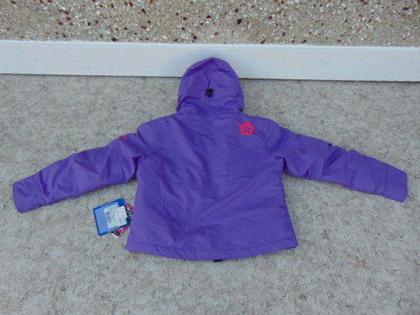 Winter Coat Child Size 7-8 Sessions NEW With Tags Retail Sticker 179.99 With Snow Belt Purple Pink