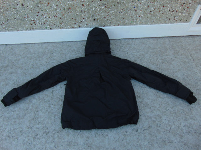 Winter Coat Ladies Size Large Columbia Black Snowboarding with Snow Belt Excellent