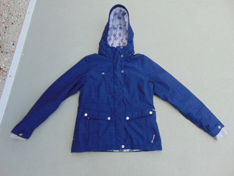 Winter Coat Ladies Size Medium Firefly With Snow Belt Snowboarding Deep Purple Excellent
