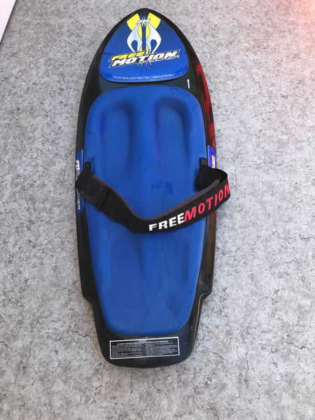 Water Sports Kneeboard Free Motion 56 x 20 inch Heavy Thick Velcro Strap Minor Wear