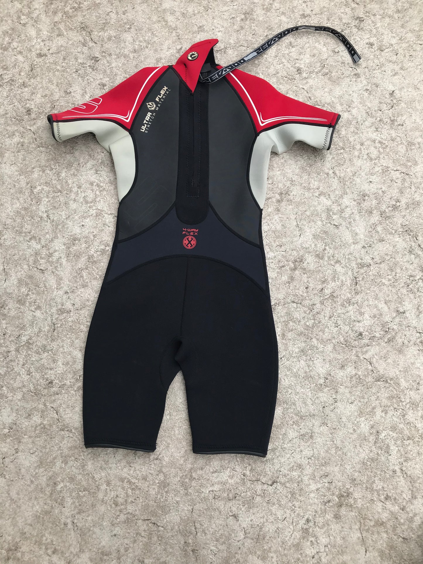 Wetsuit Child Size 10 Sea Doo 2-3 MM Red Black New Demo Model