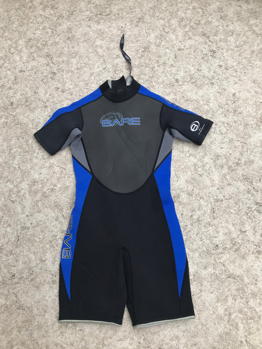 Wetsuit Child Size 12 Bare 2-3 MM Blue Black As  New Demo