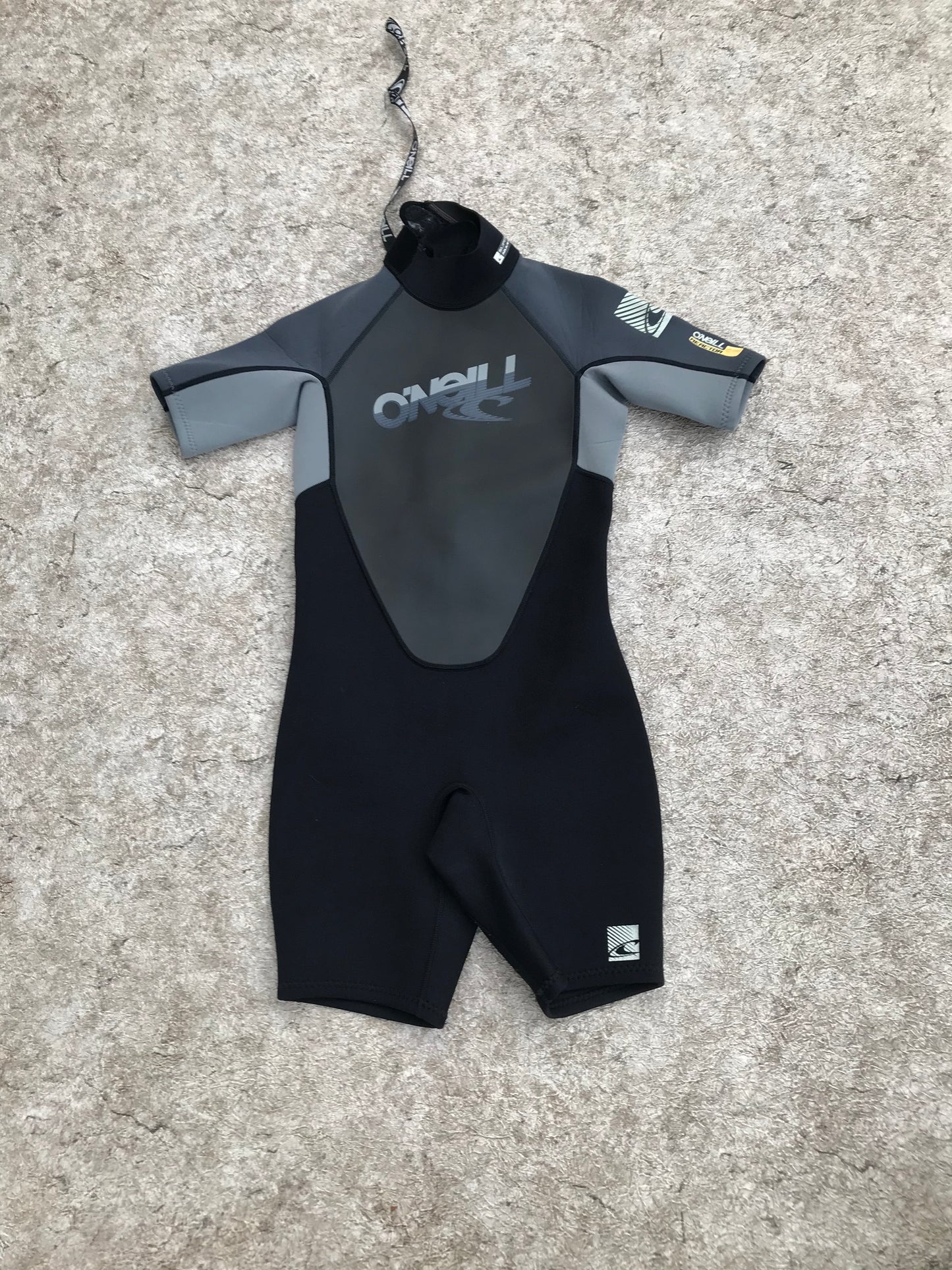 Wetsuit Child Size 12 Oneill Black Grey 2-3 mm Neoprene Excellent