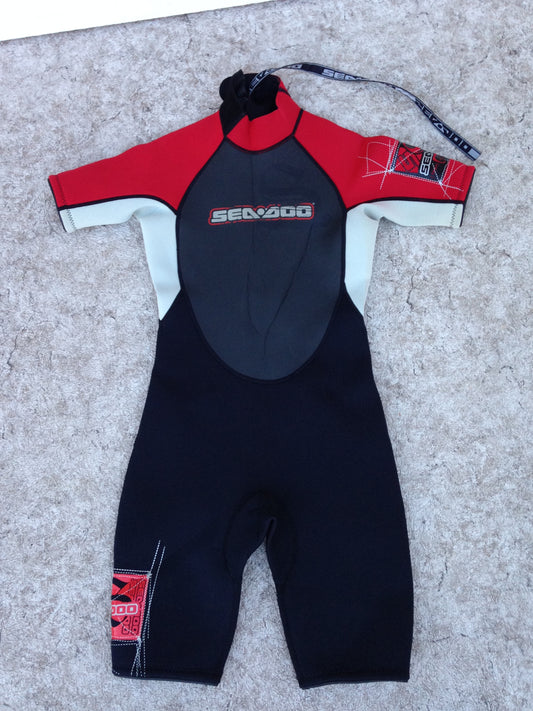 Wetsuit Child Size 12 Sea Doo Red Black 2-3 mm New Demo Model