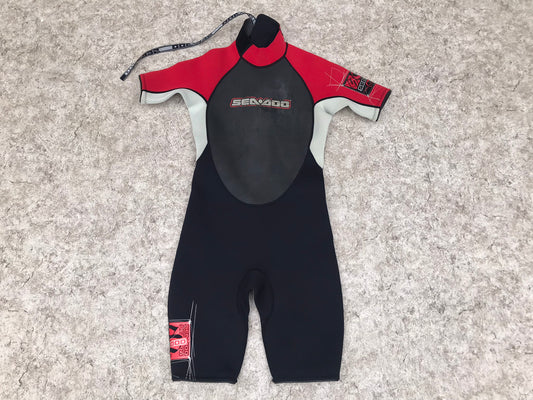 Wetsuit Child Size 14 Sea Doo Red Black 2-3 mm Excellent