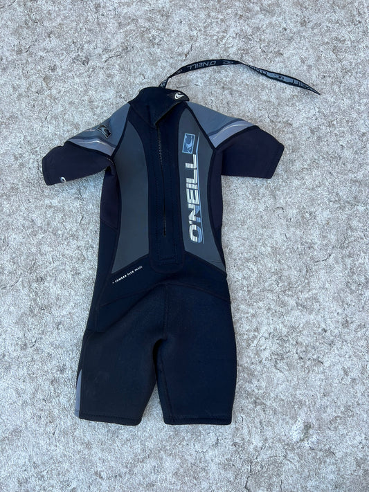 Wetsuit Child Size 4 Oneill Black Grey 2-3mm Excellent