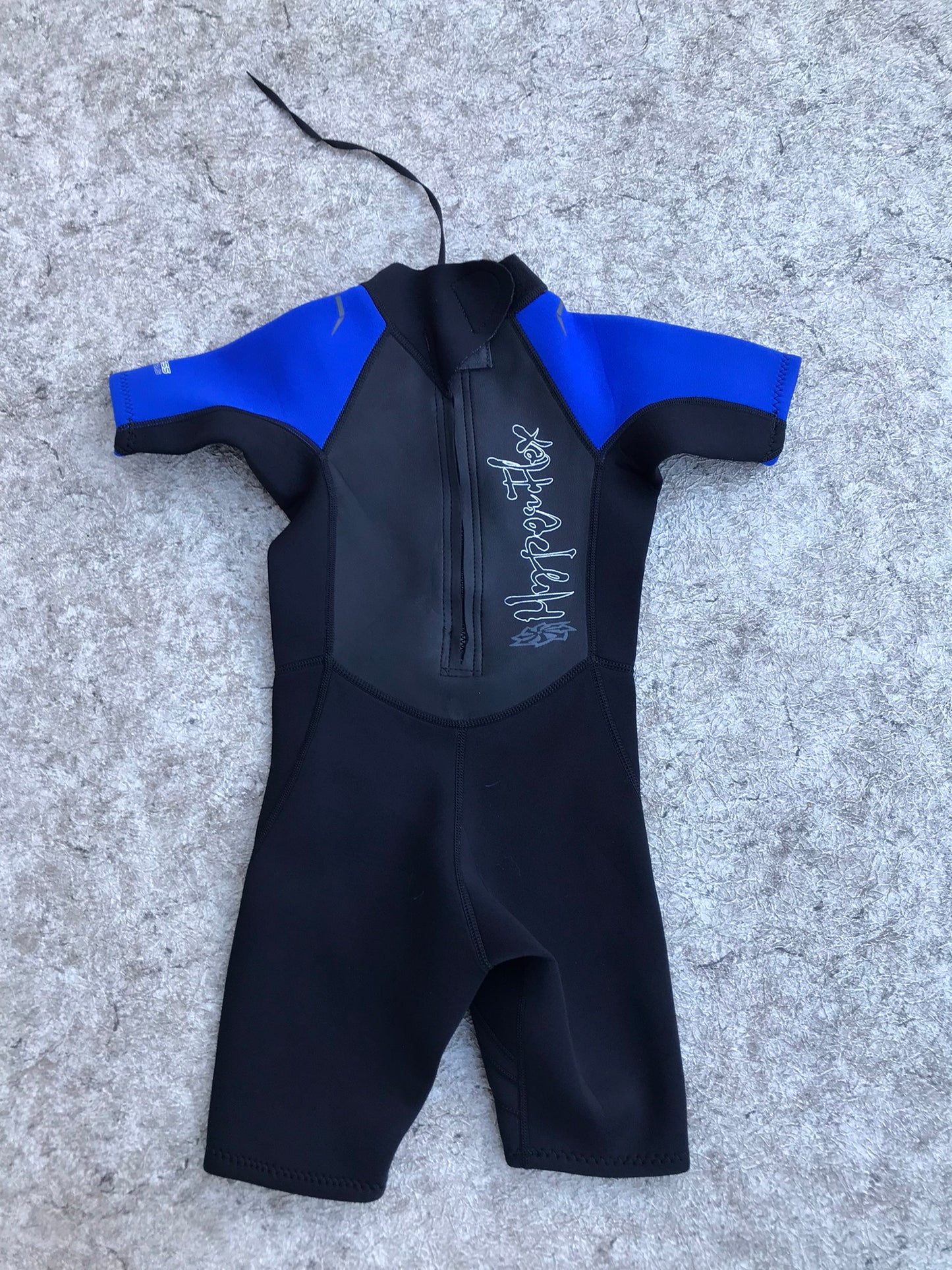 Wetsuit Child Size 6 Hyper Flex Blue Black 2.5 mm  Excellent