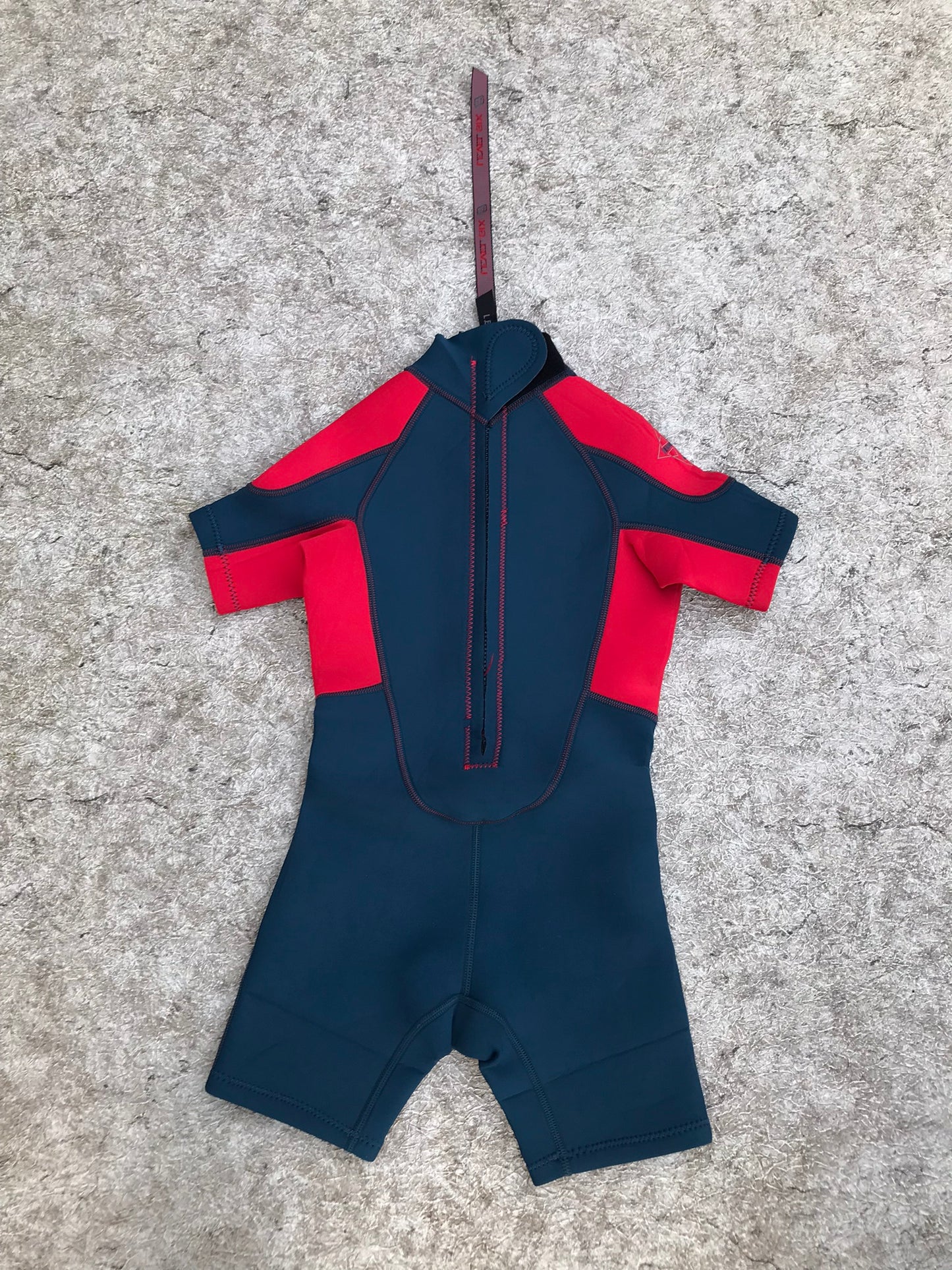 Wetsuit Child Size 6 Level Six 2-3 mm Black Blue Red Neopene New Demo Model