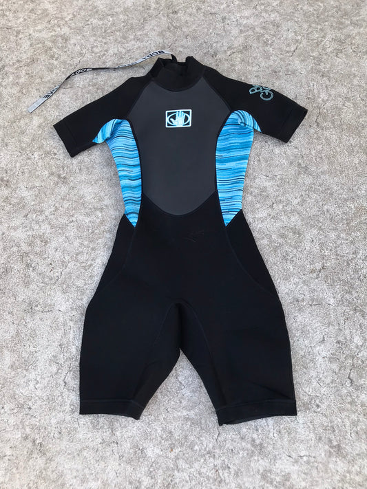 Wetsuit Ladies Size 5-6 Body Glove 2-3 mm  Neoprene Black Blue New
