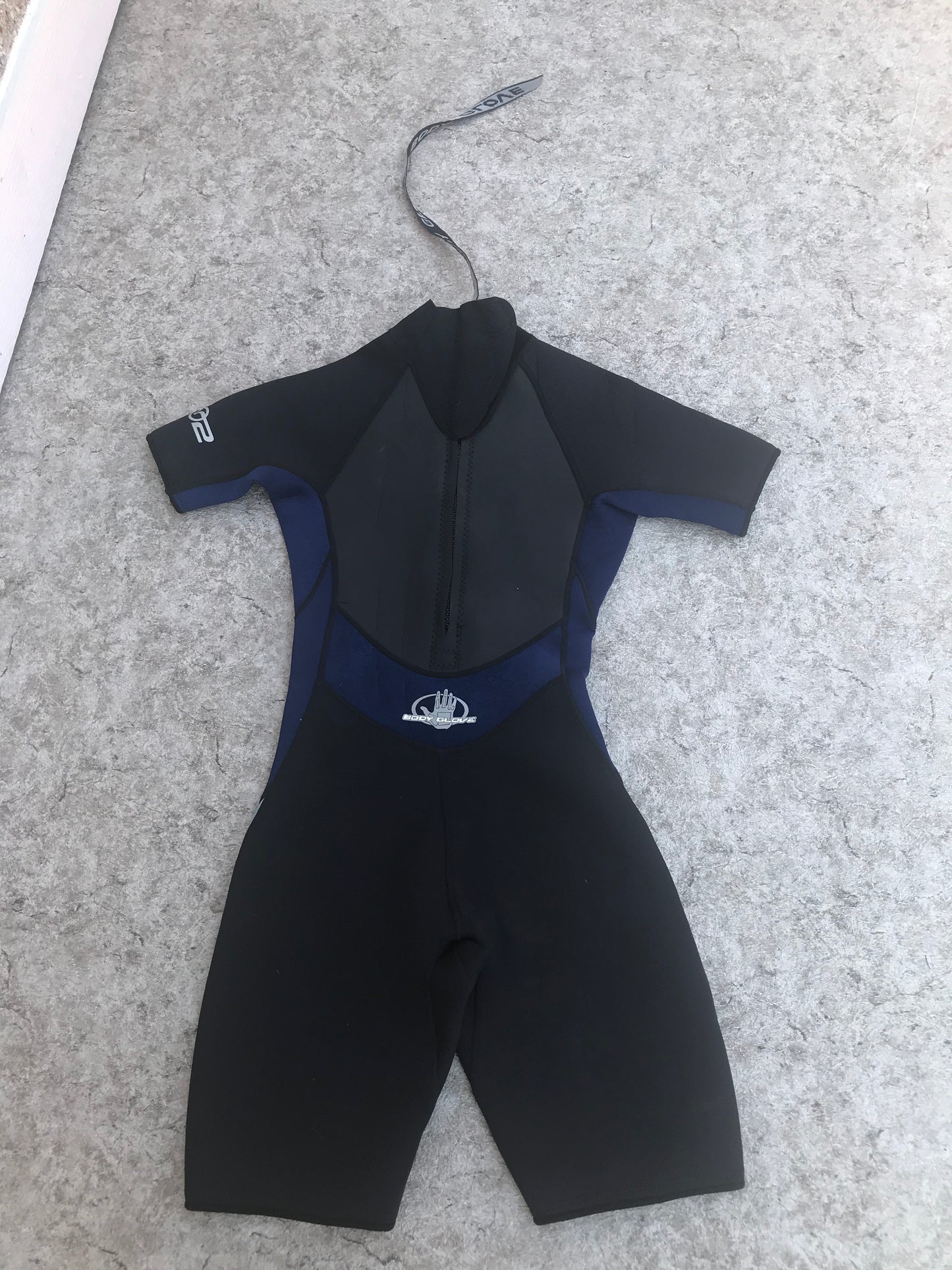 Wetsuit Ladies Size 7-8 Body Glove 2-3 mm Blue Black Neoprene Excellent