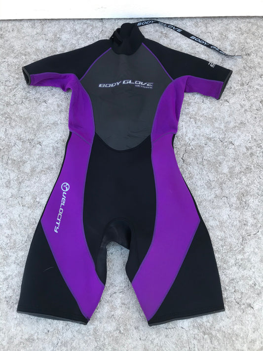 Wetsuit Ladies Size 9-10 Body Glove Black Purple 2-3 mm Neoprene New Demo Model