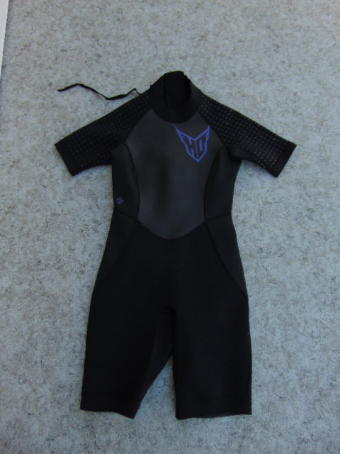 Wetsuit Ladies Size 9-10 H O Sports Neoprene 2-3 mm Black Purple New Demo Model
